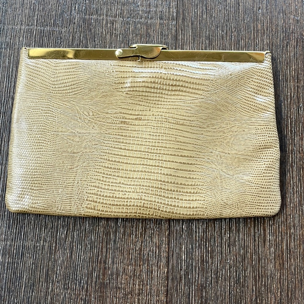 Vintage Clutch Purse with Optional Strap